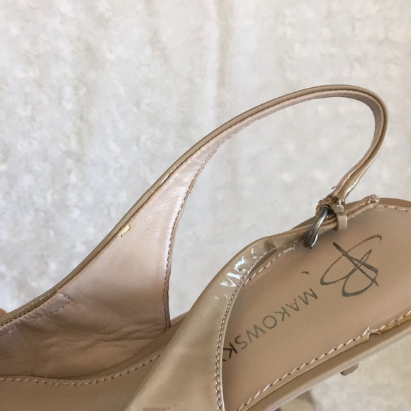 Two tone Kitten heels / Sling backs Wingtip - Picture 7 of 8